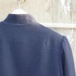 1960s Jacket Black Cropped ..