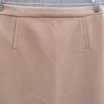 1960s Skirt Tan Wool A line..