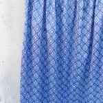 1970s Printed Skirt Blue an..