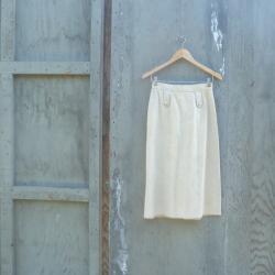 1970s Ultrasuede A Line Skirt in Tan